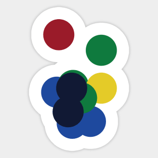 modern dots Sticker